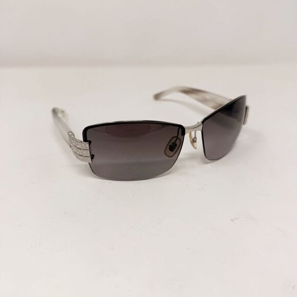 Chopard Dice Swarovski Crystals Sunglasses Y2K Bling Silver - Picture 2 of 12